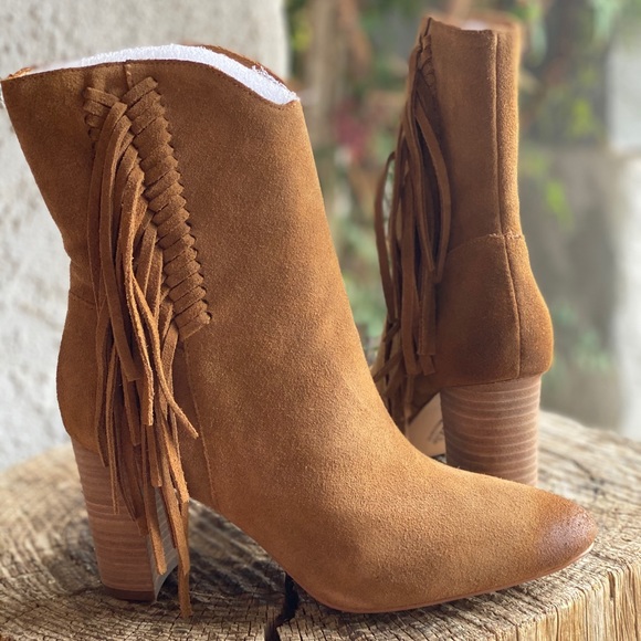 Charles by Charles David Boulder Suede Bootie - Picture 5 of 6